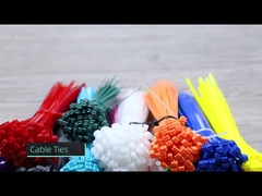 Customized  Plastic Self Locking Wire Velcro  Cable  Fatener Tie Nylon Cable Tie