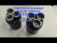 Silicone Rubber Multiple Core Cold Shrink Breakout Boots Power Cable Connection