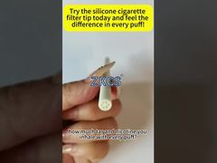 Silicone Cigarette Filter Tip for Tar and Nicotine Reduction
