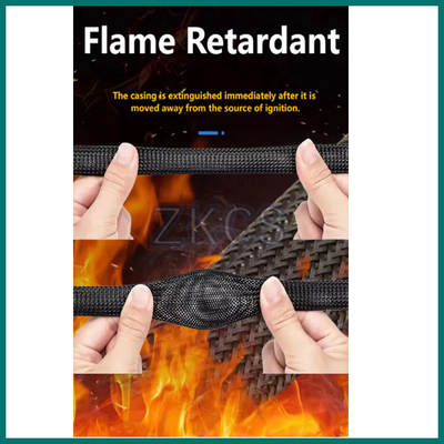 Flame retardant Insulated PET Protection Sleeve For Industrial Tube Protection