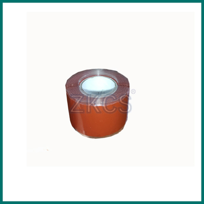 Red Heat Resistant Silicone Rubber Electrical Tape For Cable Insulation Protection