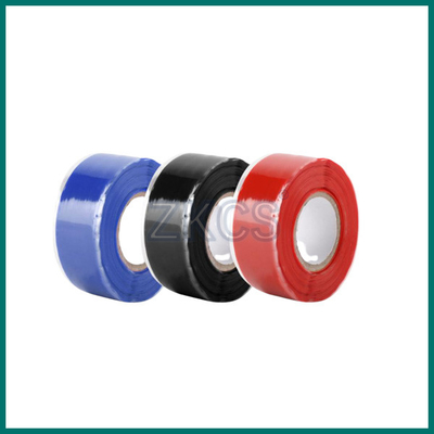 Self Fusing UV waterproof Tape Flame Retardant Black Blue Red Color