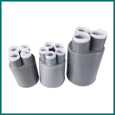 Silicone Rubber Multiple Core Cold Shrink Breakout Boots Power Cable Connection