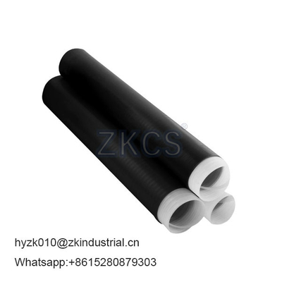Black epdm cold shrink tubing for electrical insulation and watertight sealing of cable connections