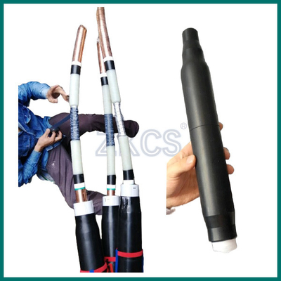 11KV Outdoor Cold Shrinkage Single Core Intermediate Connectors For Power Industry