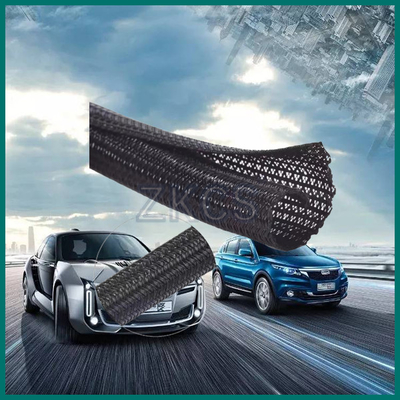 PET Braided Self Closing Polyster Sleeve For Wrap Aumomobile Industry