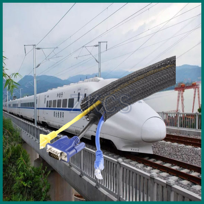 Good Flame Retardant PET Flexible Expandable Split Sleeve For Railwayn industry