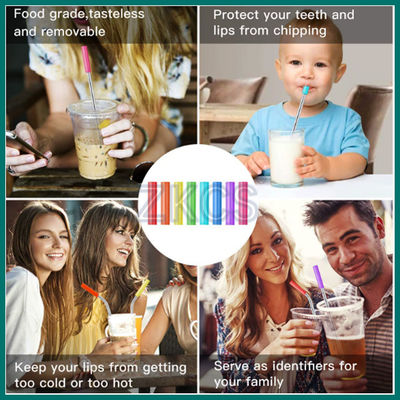 Reusable Colored Silicone Sleeve for Drinkware | Soft Grip & Heat Protection