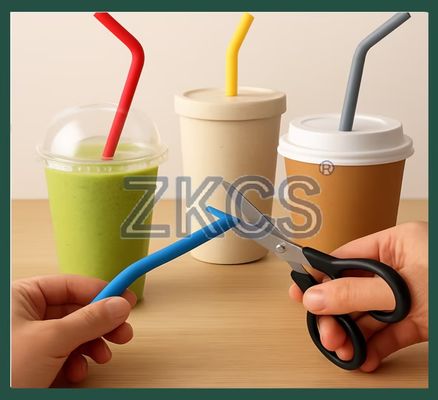 Reusable Silicone Straw – Flexible, Cuttable, and Eco-Friendly Drinking Solution