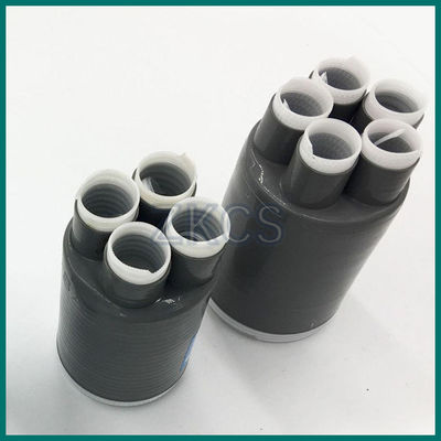 35KV Silicone rubber Five Finger cable breakout grey For Cable Insulation Power Industry